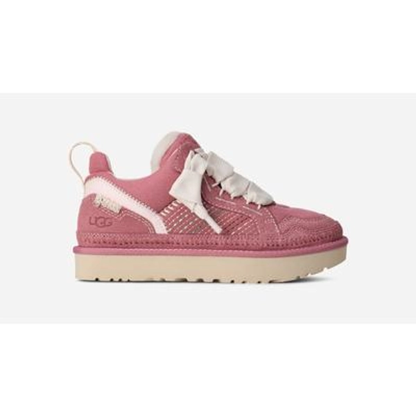 UGG® Women's Lowmel Meadow Suede Shoes in Horizon Pink, Size 5