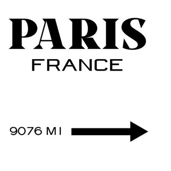 Poster Master Paris France Sign  08x10