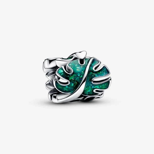Pandora Monstera Leaves Charm