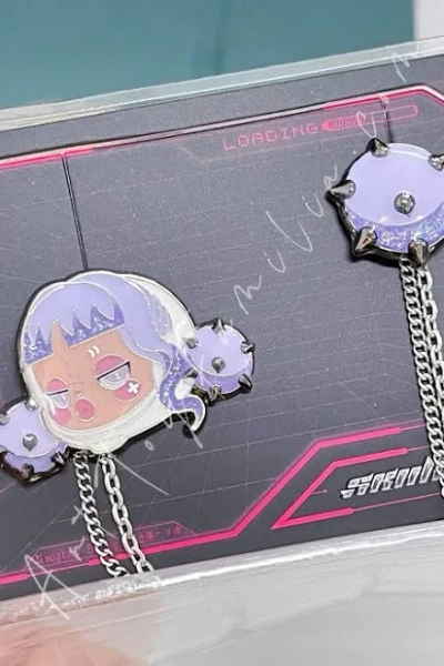 Pop Mart Skullpanda City of Night Series Badge Bodyguard
