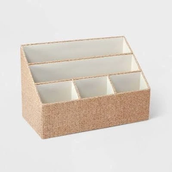 Threshold Woven 5-Slot Desktop Storage Set