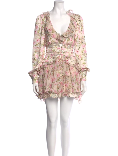 Floral Print Mini Dress w/ Tags