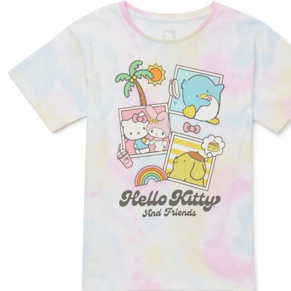sanrio Hello Kitty and Friends Girls Short Sleeve Graphic T-Shirt