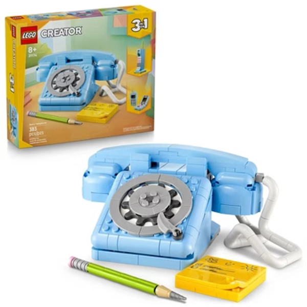 LEGO Creator 3 in 1 Retro Telephone Kids Building Toy 31174