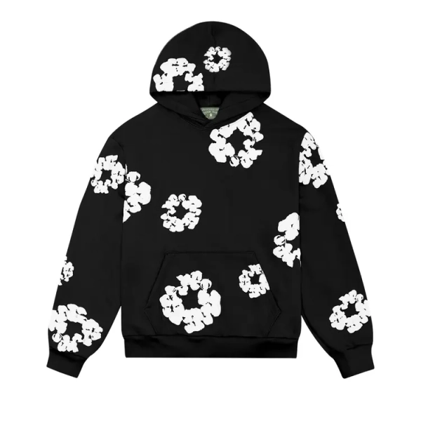Buy Denim Tears The Cotton Wreath Sweatshirt 'Black' - 301 010 30 BLAC | GOAT