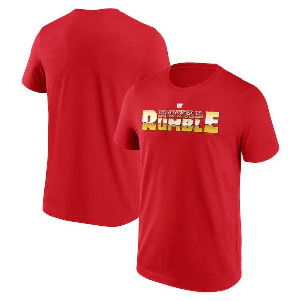 WWE Royal Rumble Logo T-Shirt - Red - Mens
