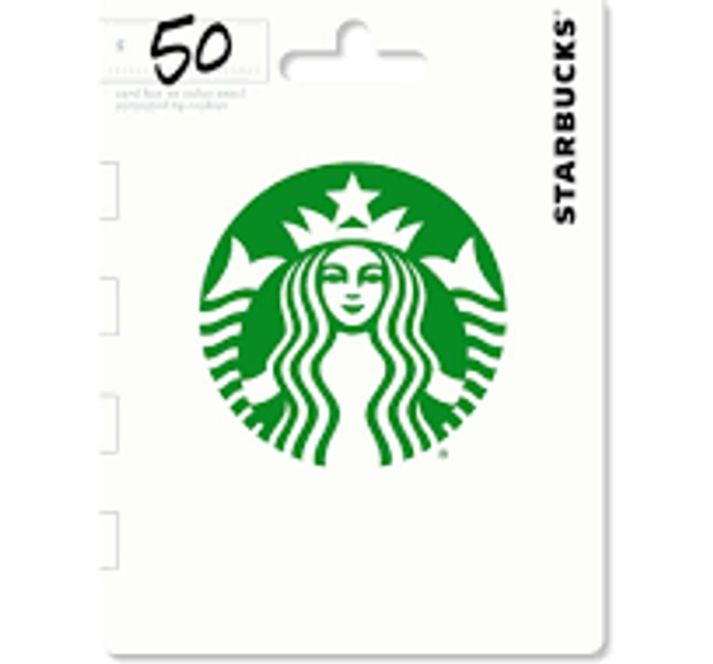 Starbucks Gift Card(50)
