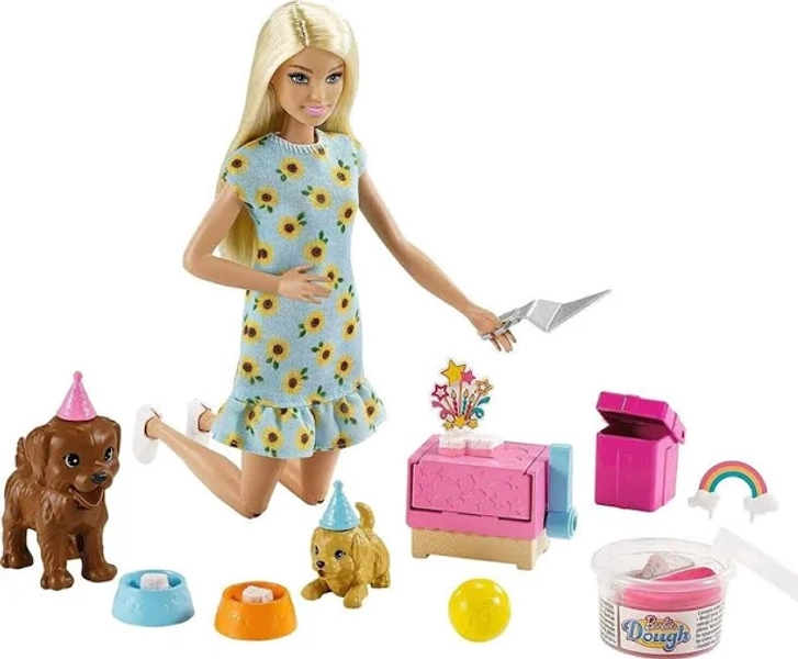 Barbie Puppy Party Doll Playset
