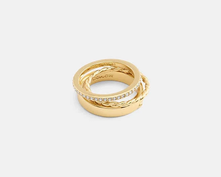 Coach Women's Delicate Ring Set