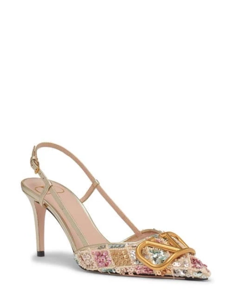 Valentino Garavani Women's Vlogo Signature Slingback Pumps