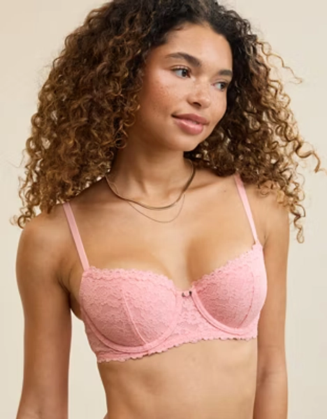 Show Off Vintage Lace Lightly Lined Balconette Bra