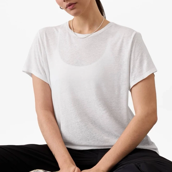 Athleta Women's Getaway Linen Blend Tee