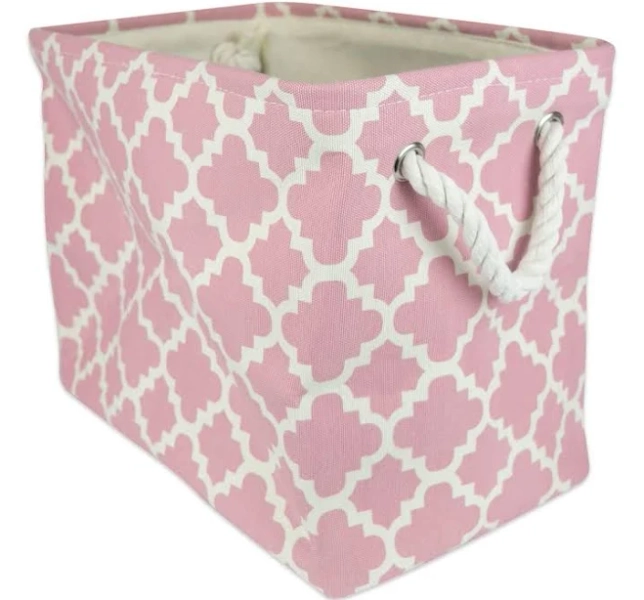 DII Lattice Rectangle Polyester Bin