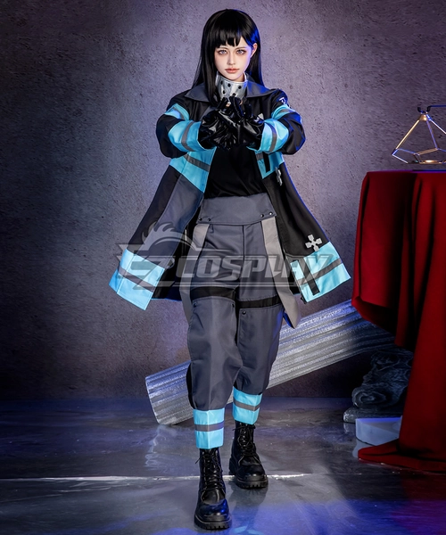 Fire Force Enen No Shouboutai Maki Oze Cosplay Costume - B Edition
