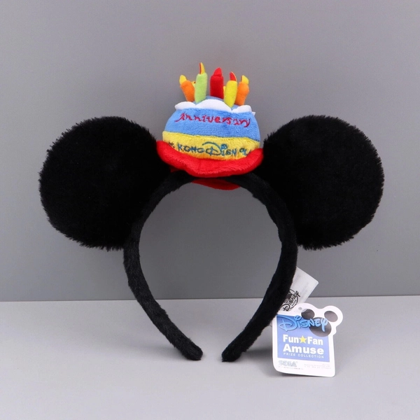 Disney Parks HAPPY BIRTHDAY MICKEY CAKE Disneyland Minnie Ears Headband