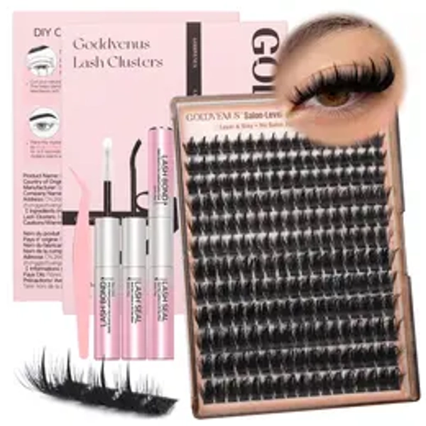 Goddvenus Spiky Slay Manga Lash Clusters With Spikes Pre-Spikes Wispy Cluster Eyelash Extensions Fluffy Anime Eyelashes Clusters Reusable Faux Mink Fairy Individual Lash Extension D Curve 12-18mm 204 Pieces - Cosmetic, Makeup