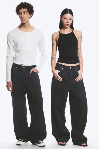 Astro Mid Rise Loose Baggy Unisex Jeans