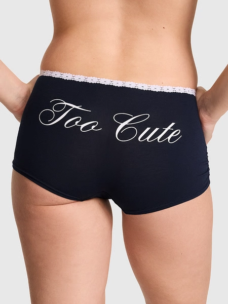 Cotton Dorm Boyshort Panty