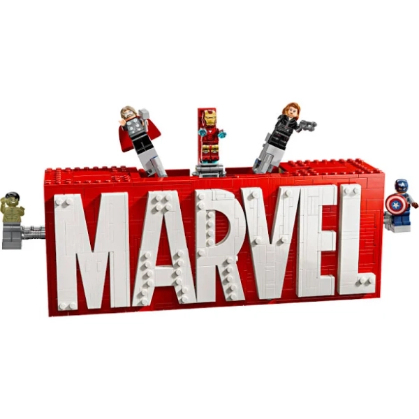 LEGO Marvel Logo & Minifigures