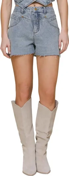 High Waist Cutoff Shorts