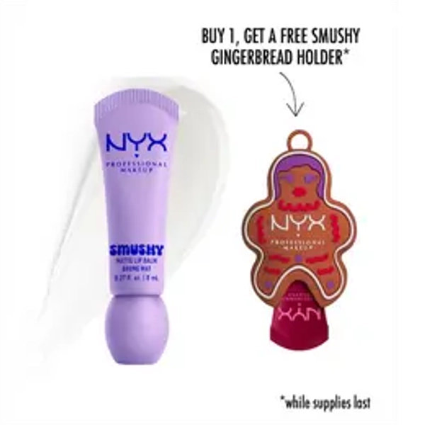 Smushy Matte Lip Balm, Soft-Matte, Buildable Blurring Pigment, Hydrating Lip Balm, NYX Professional Makeup