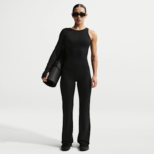 Nike Zenvy ausgestellte Leggings mit hohem Bund und ohne Frontnaht (Damen)