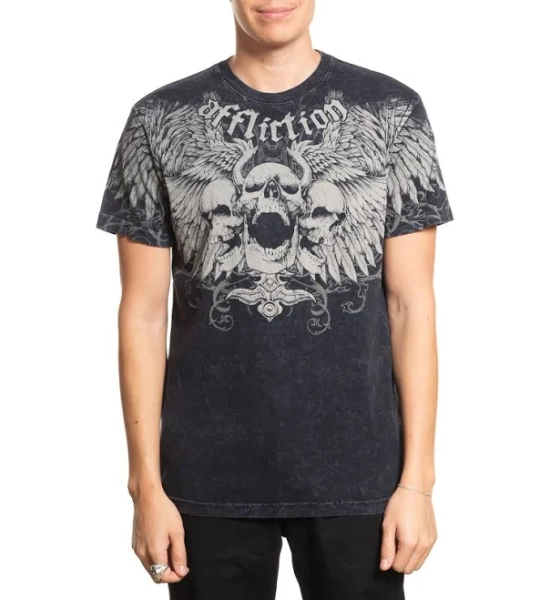 Affliction Men's Desperation Short Sleeve Graphic T-Shirt