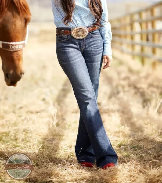 ARIAT Women's High Rise Naz Slim Trouser Jeans