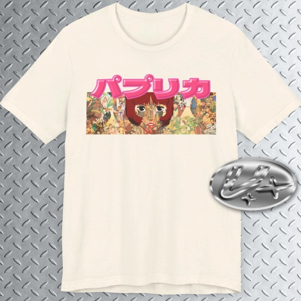 Papurika Vintage Anime T-Shirt, Katakana Anime Shirt, 90s Anime, Trippy Film, Mind Bending Anime, Y2k Anime