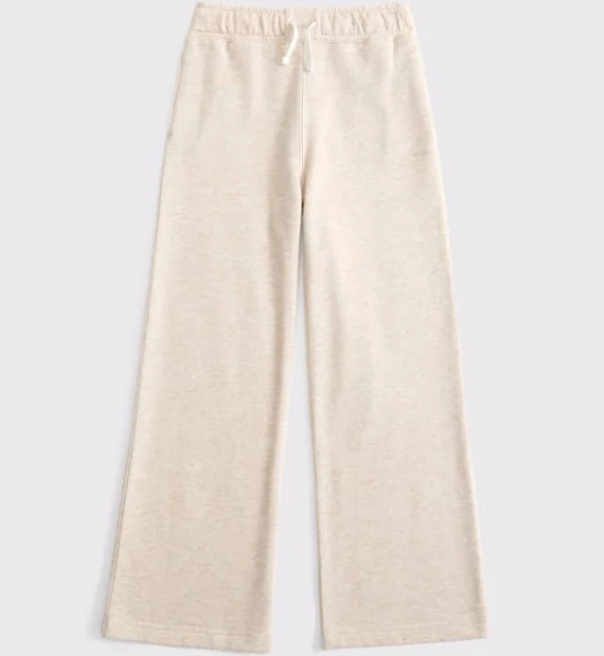 Abercrombie Kids Girls Essential Wide Leg Sweatpants