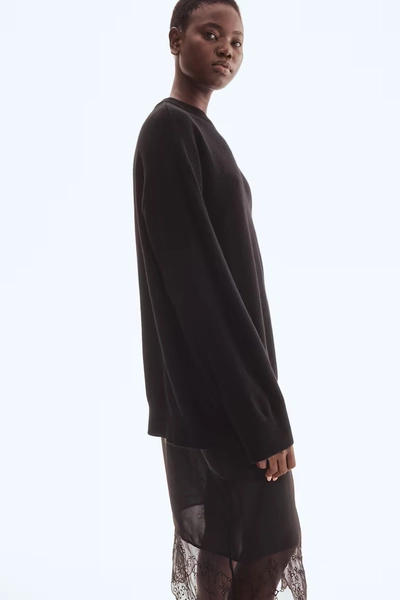 Oversized cashmere jumper