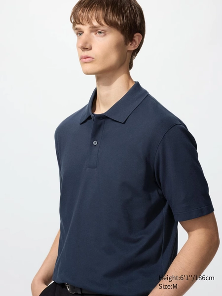 AIRism Cotton Pique Polo Shirt | UNIQLO US