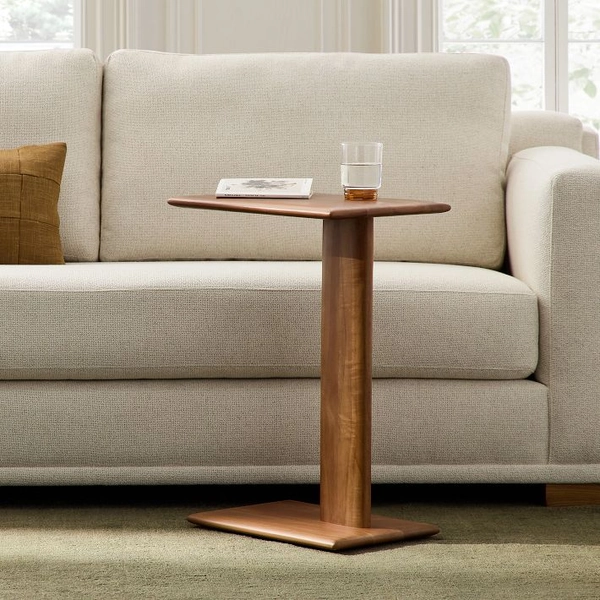 Anton Solid Wood C-Side Table (18")