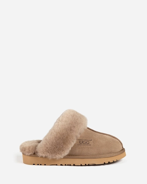 Ugg Slippers Premium Australia Sheepskin Unisex Scuffette Suede