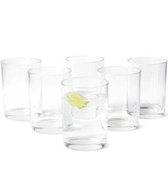 Amazon Basics 6-Piece Set Drinking Glasses