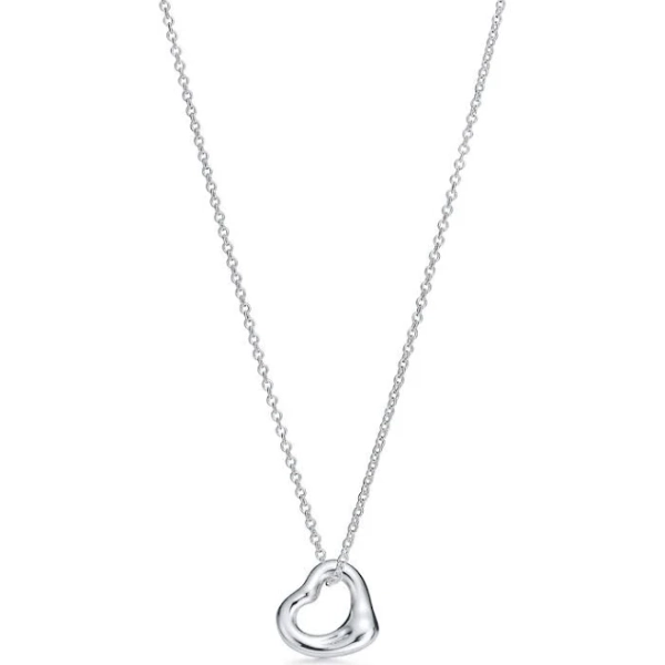 Elsa Peretti Open Heart Silver Pendant