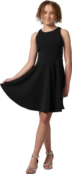 Textured Racerback Dress in Longer Length