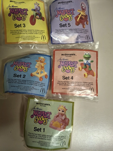McDonalds Toys Vintage Muppet Babies 1986 Pick A Toy New &amp; Updated