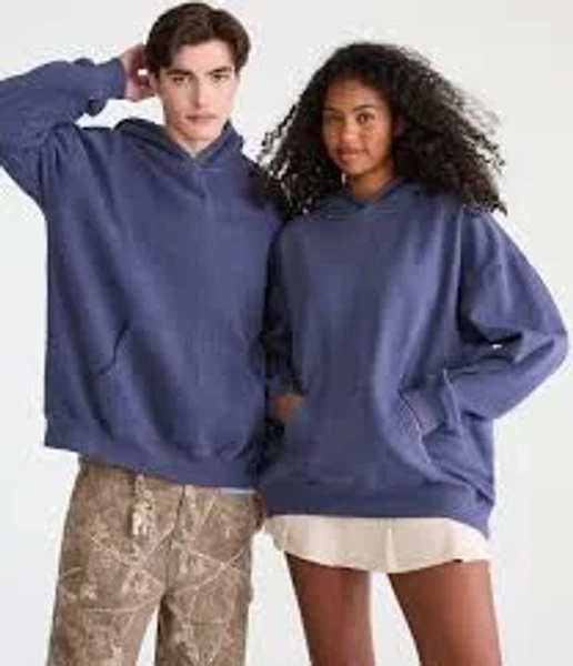 aéropostale Essentials Pullover Hoodie blue batik Outlet Online | Clothing