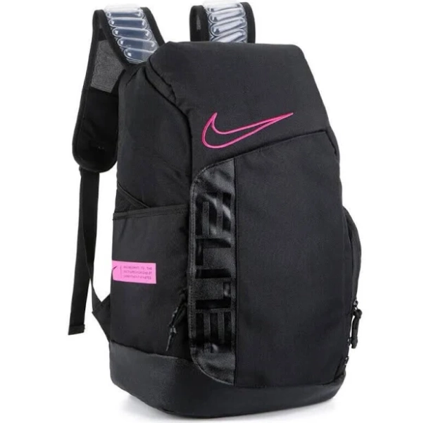 Nike Elite Pro Breast Cancer Awareness Basketball Backpack Black Pink
