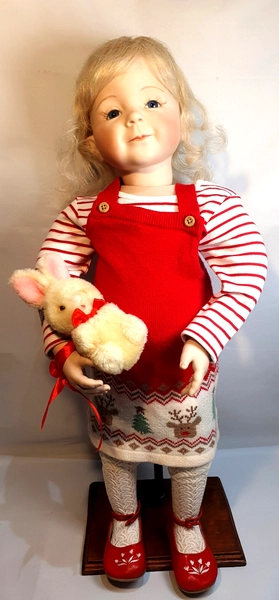 Porcelain Doll "Lovey" (501)  60cm, Dianna Effner, Vintage  Limited Edition Doll