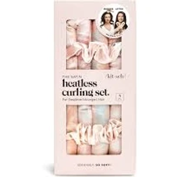 Altar'd State Kitsch Sunset Tie Dye Satin Heatless Curling Set