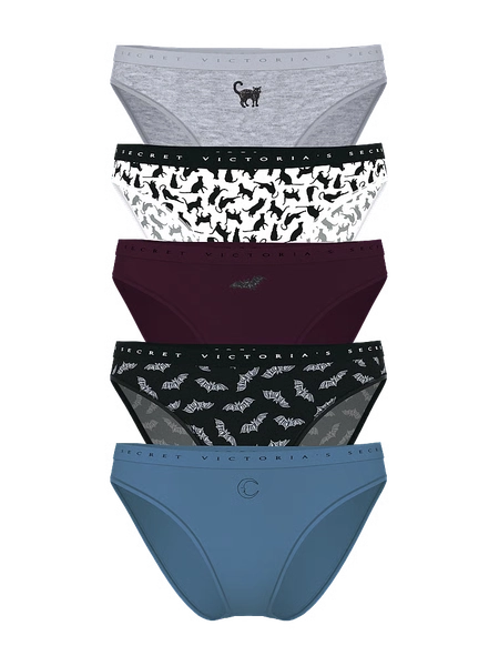 5-Pack Stretch Cotton Bikini Panties