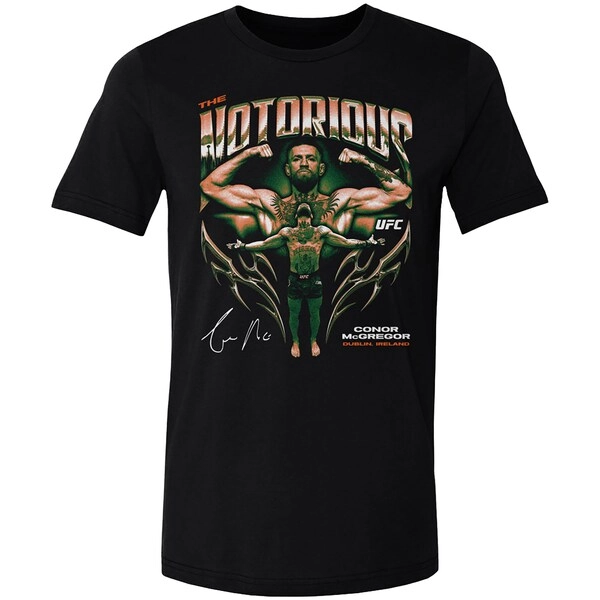 Men's 500 Level  Black Conor McGregor "Notorious" Grunge T-Shirt