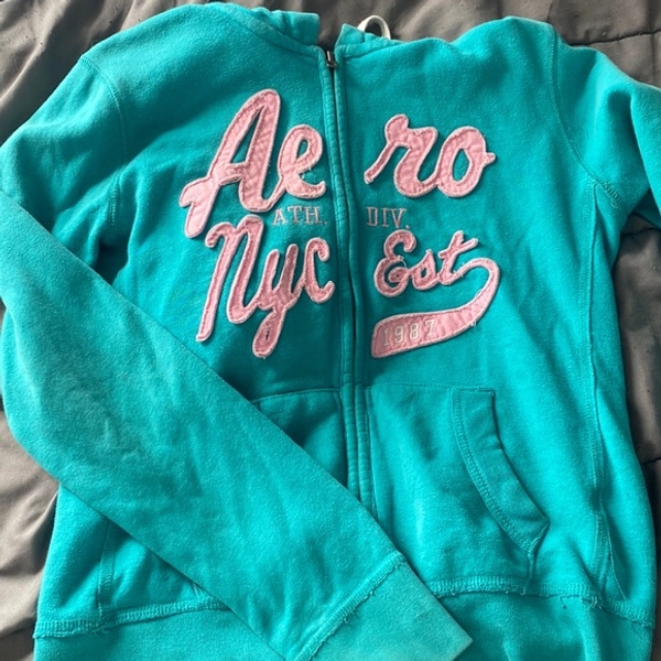 Vintage Cotten candy Aeropostale zip up jacket