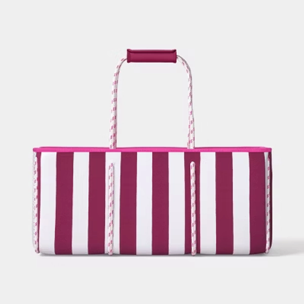 XL Beach Bag Red Stripe - Sun Squad™
