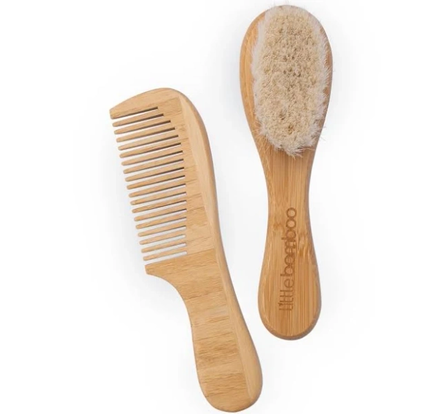 Little Bamboo Baby Brush and Comb Set