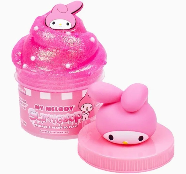 Hello Kitty My Melody Bubble Gum SlimyGloop Slime