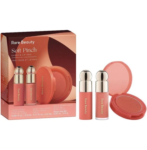 Rare Beauty Soft Pinch Cheek & Lip Trio Makeup Gift Set