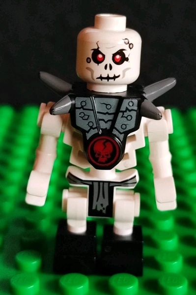 LEGO NINJAGO Chopov Skulkin Armor Minifigure njo0021 2114-1 2011 Golden Weapons